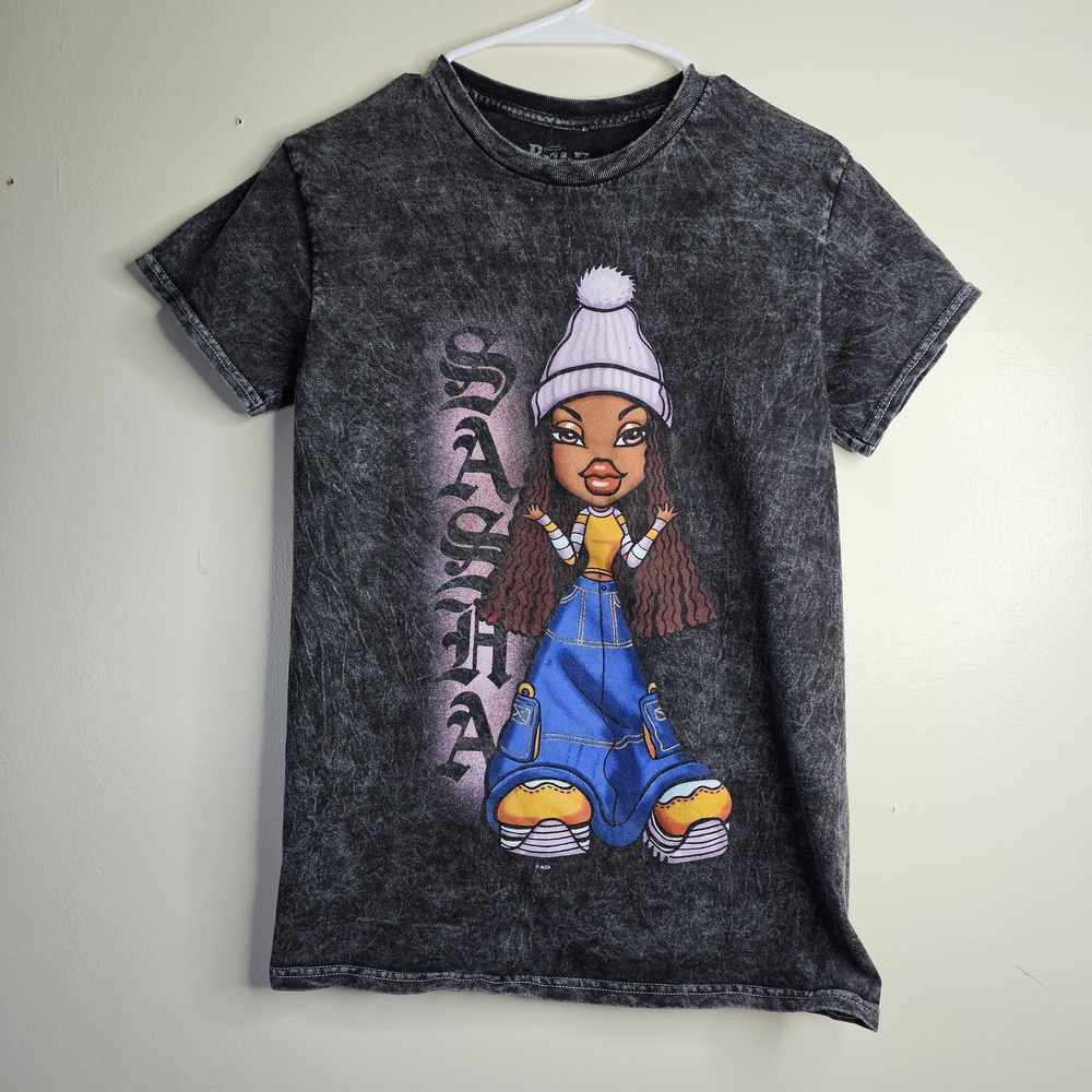 Sasha Kids Graphic T-Shirt - Black